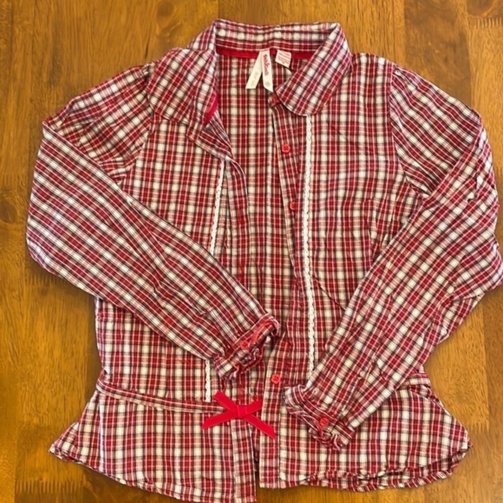 Red plaid shirt 132 - Picture 2 of 3
